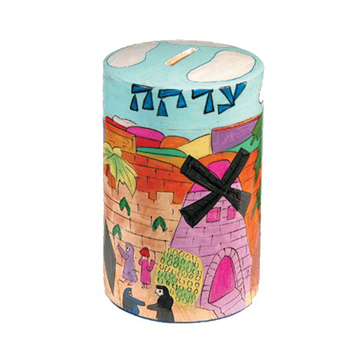 Picture of קופת צדקה עגולה - ירושלים - TZR-4 | יאיר עמנואל